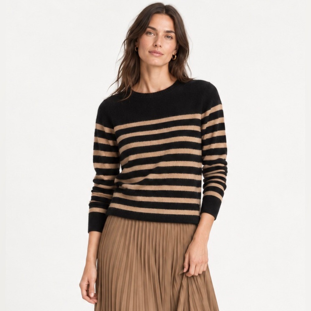 Vince Breton Striped Cashmere Sweater
